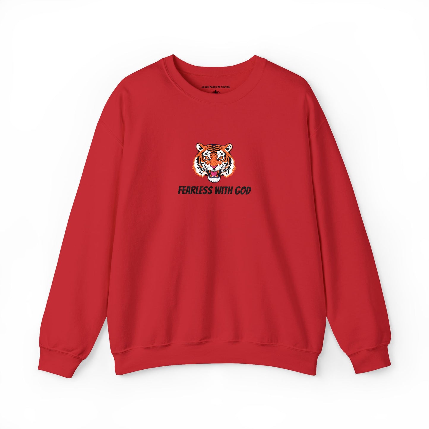 Crewneck Sweatshirt- Fearless with God Sweatshirt, Cozy Crewneck