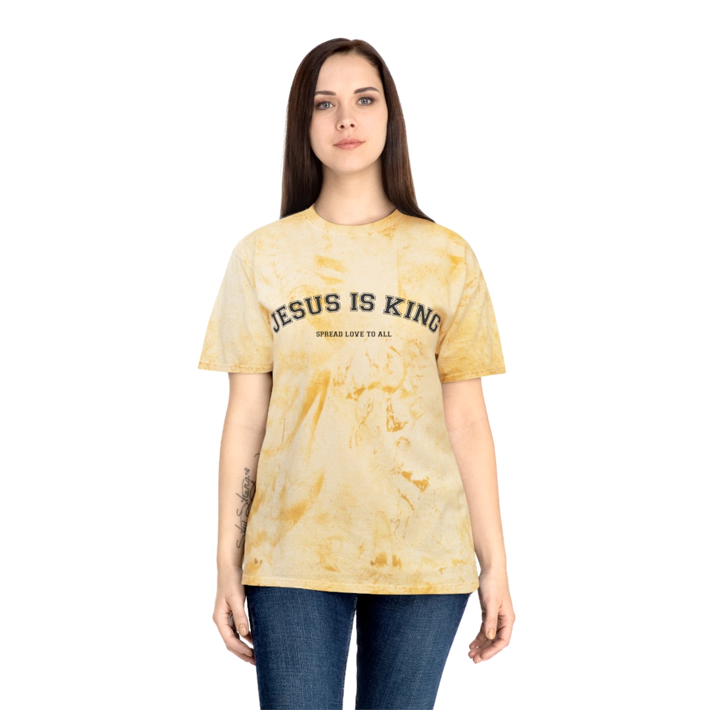 Colorful Faith T-Shirt - Spread Love, Jesus is King, Christian Apparel, Unisex Shirt