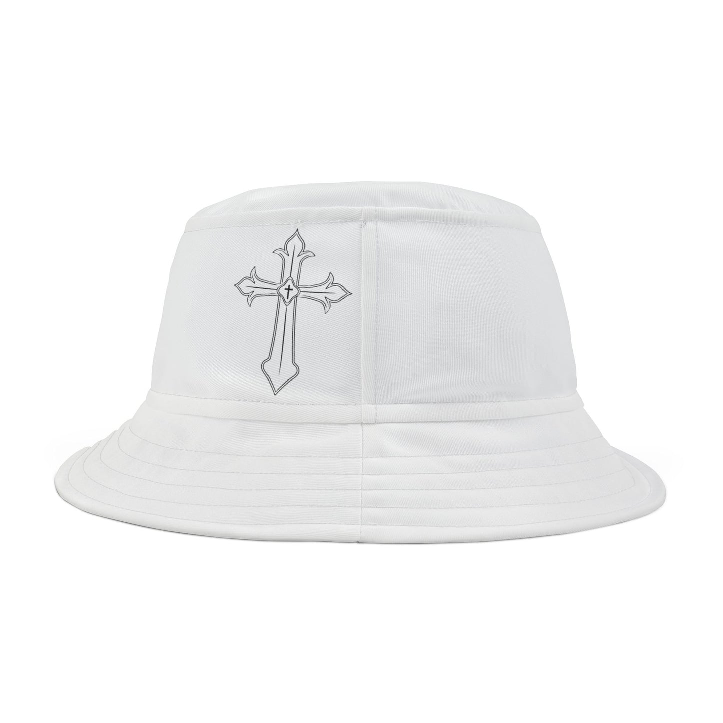 Faith Bucket Hat - Stylish Summer Headwear for Sun Protection, Faith-Inspired Gift for Friends, Trendy Outdoor Fashion