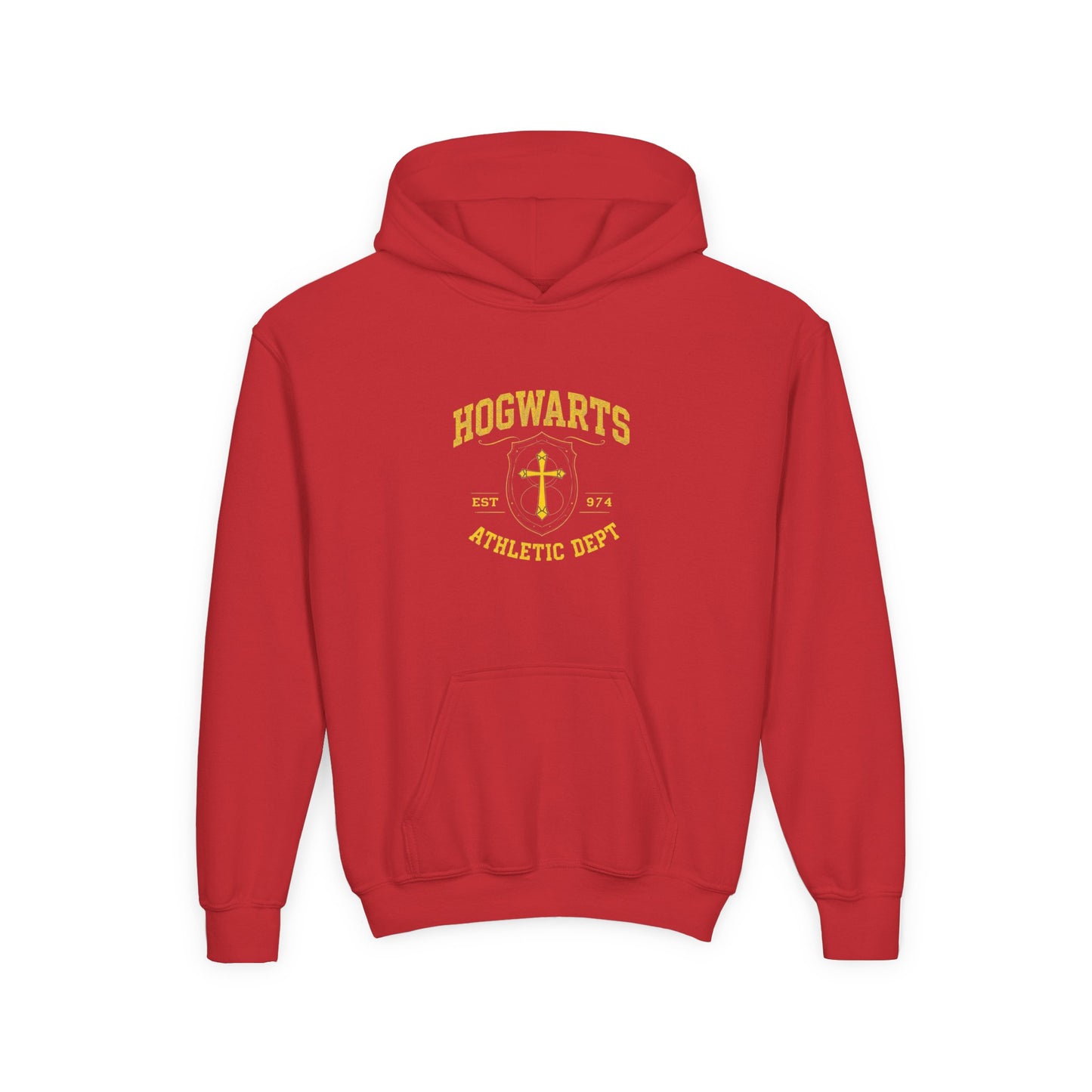 Hogwarts Youth Hooded Sweatshirt - Cozy Wizarding Apparel with a Christian Twist