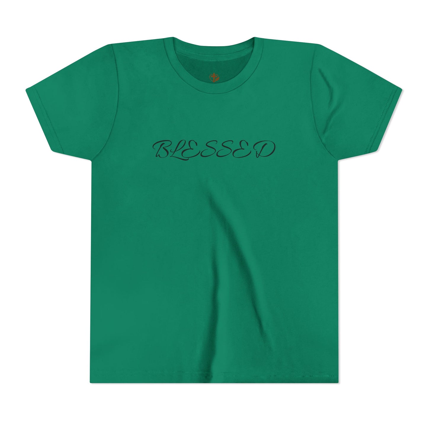 Blessed Youth T-Shirt, Inspirational Tee for Kids, Casual Wear for Youth, Christian Apparel