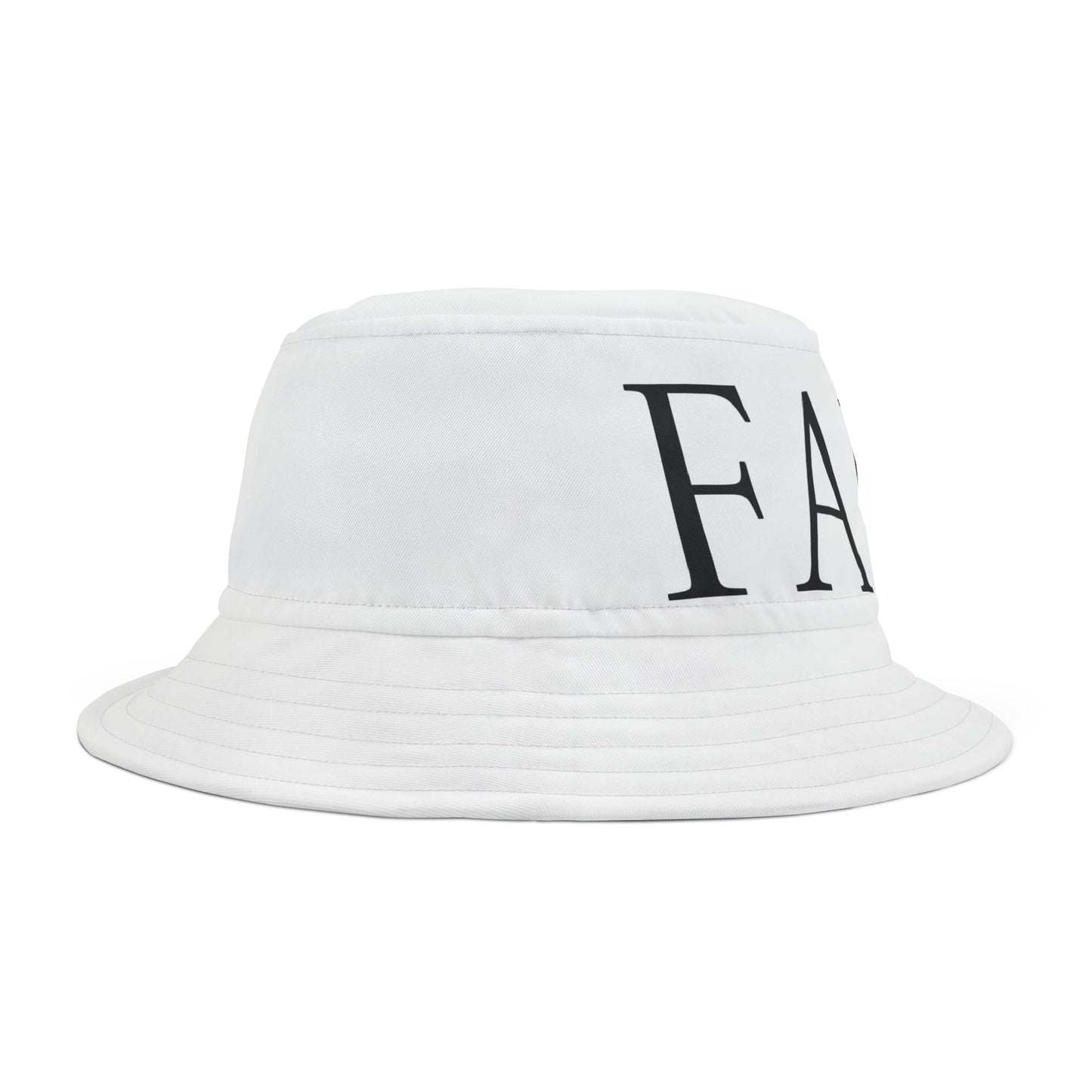 Faith Bucket Hat - Stylish Summer Headwear for Sun Protection, Faith-Inspired Gift for Friends, Trendy Outdoor Fashion