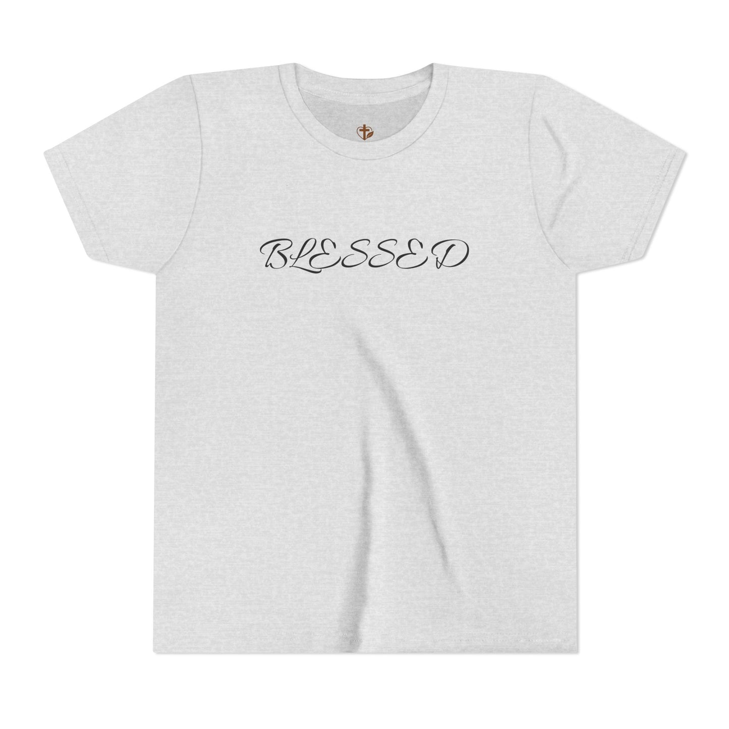 Blessed Youth T-Shirt, Inspirational Tee for Kids, Casual Wear for Youth, Christian Apparel