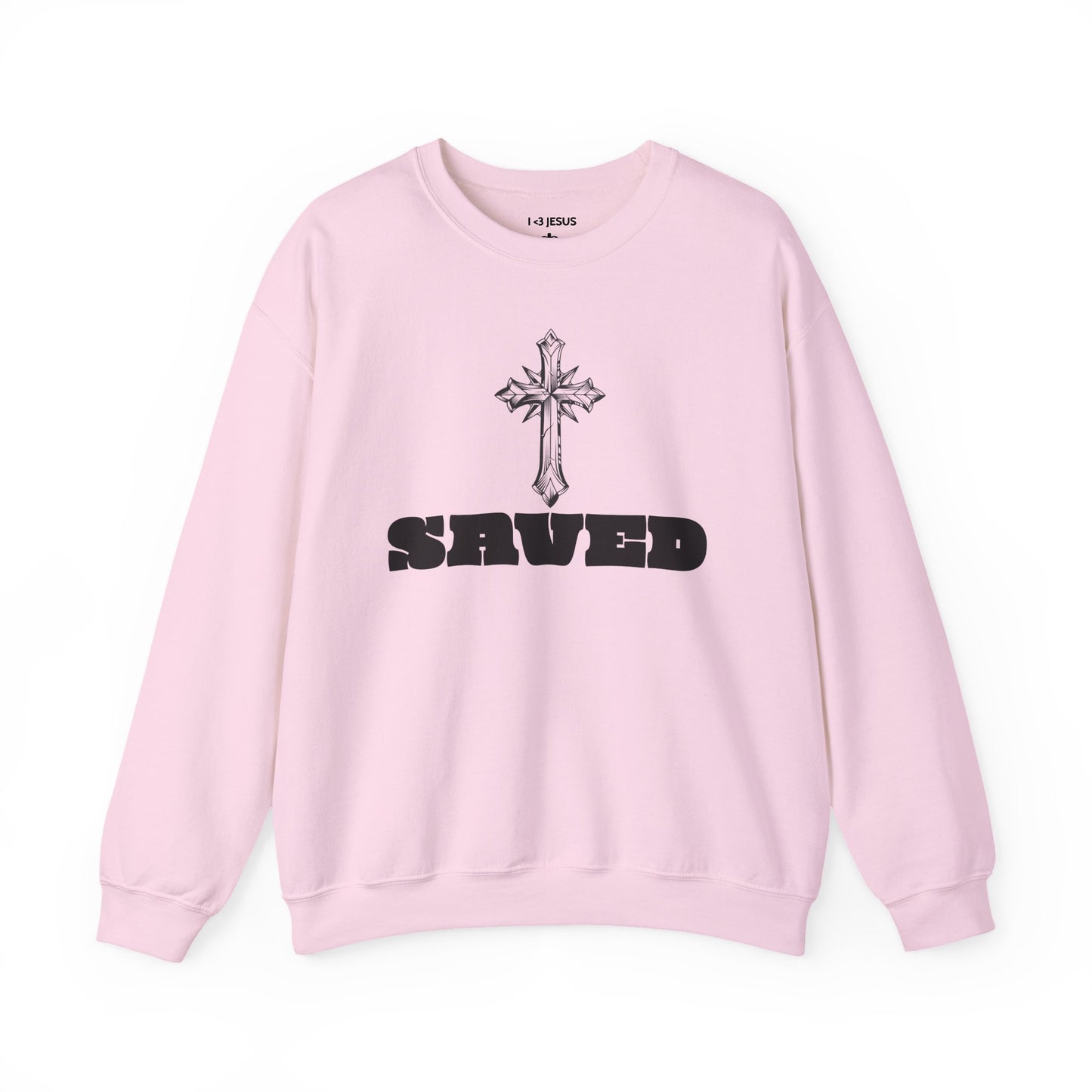 Saved Faith Unisex Crewneck Sweatshirt | Christian Apparel, Inspirational Gift, Casual Wear, Cozy Sweatshirt, Everyday Comfort