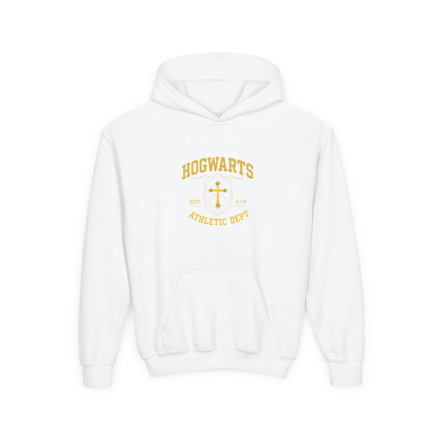Hogwarts Youth Hooded Sweatshirt - Cozy Wizarding Apparel with a Christian Twist