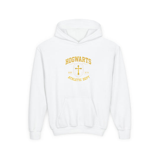 Hogwarts Youth Hooded Sweatshirt - Cozy Wizarding Apparel with a Christian Twist