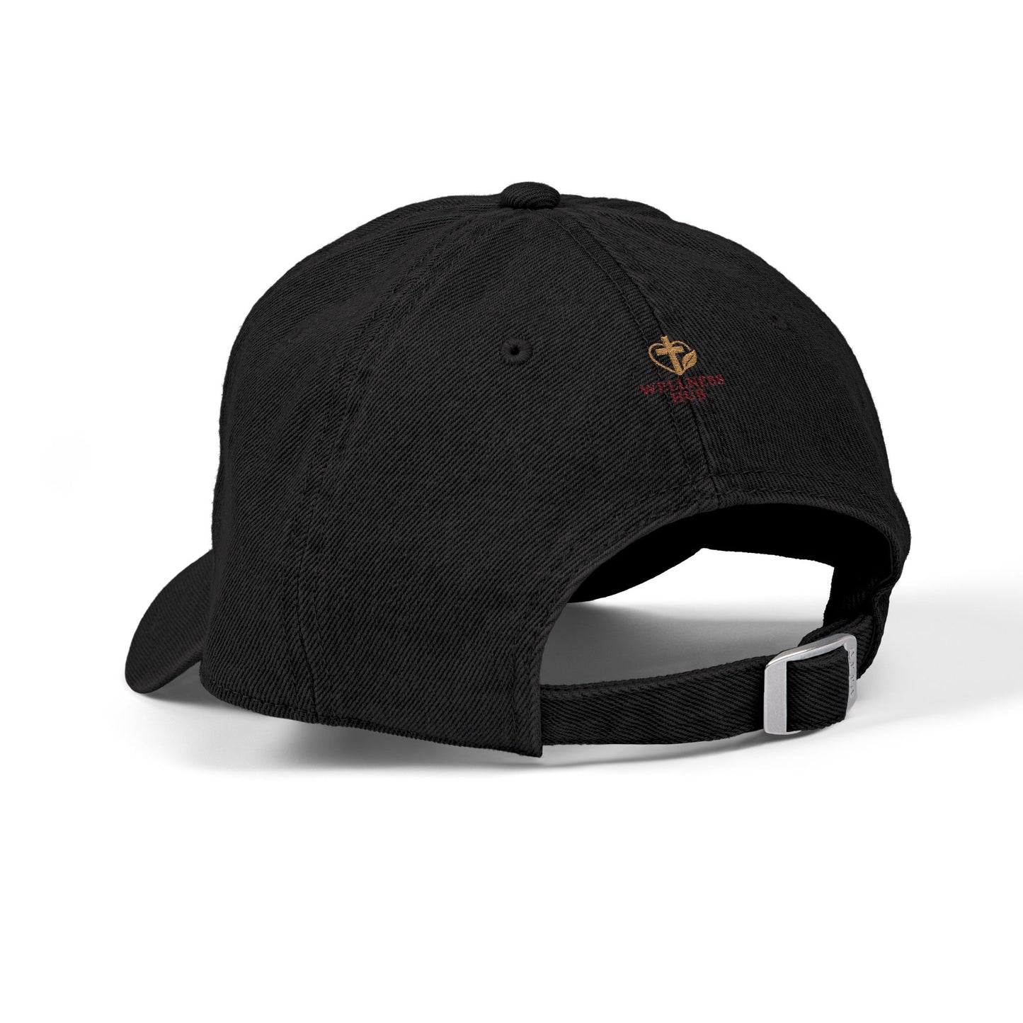 Embroidered Denim Hat - Saved by God, Casual Cap, Faith-Based Apparel, Gift for Believers, Stylish Hat for Any Occasion
