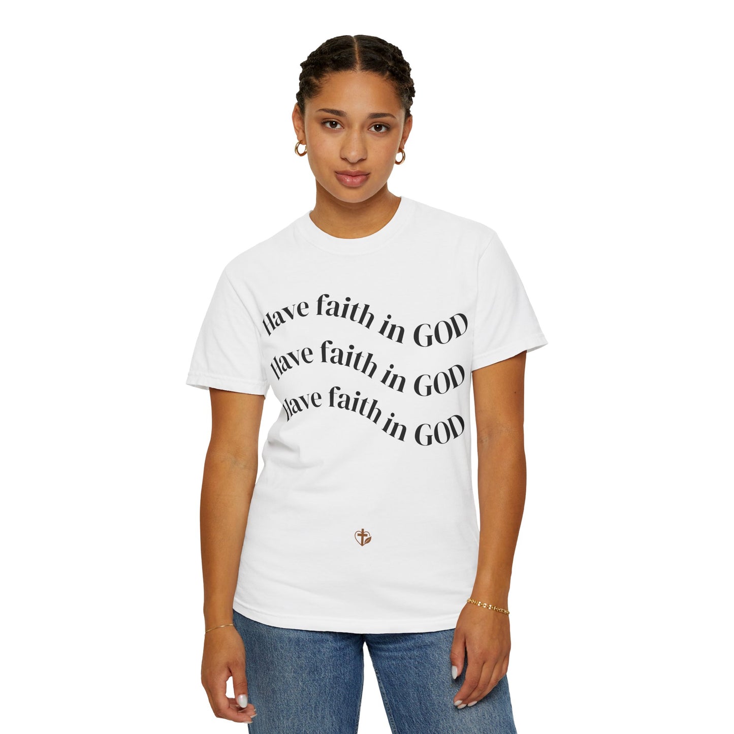 Faith-Inspired T-Shirt – Empowering Apparel, Christian Gift, Casual Wear, Everyday Micro-Statement, Summer Essential
