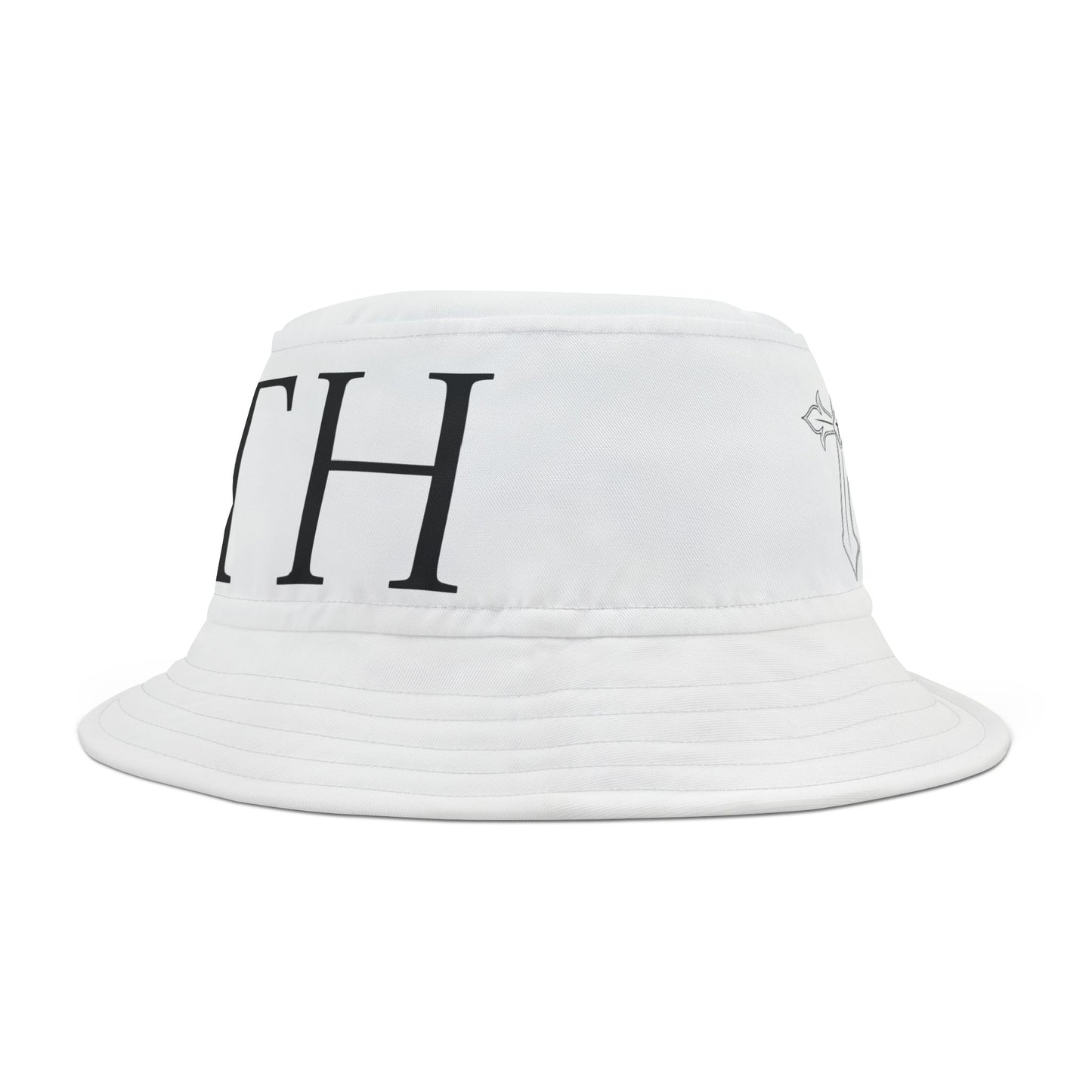 Faith Bucket Hat - Stylish Summer Headwear for Sun Protection, Faith-Inspired Gift for Friends, Trendy Outdoor Fashion