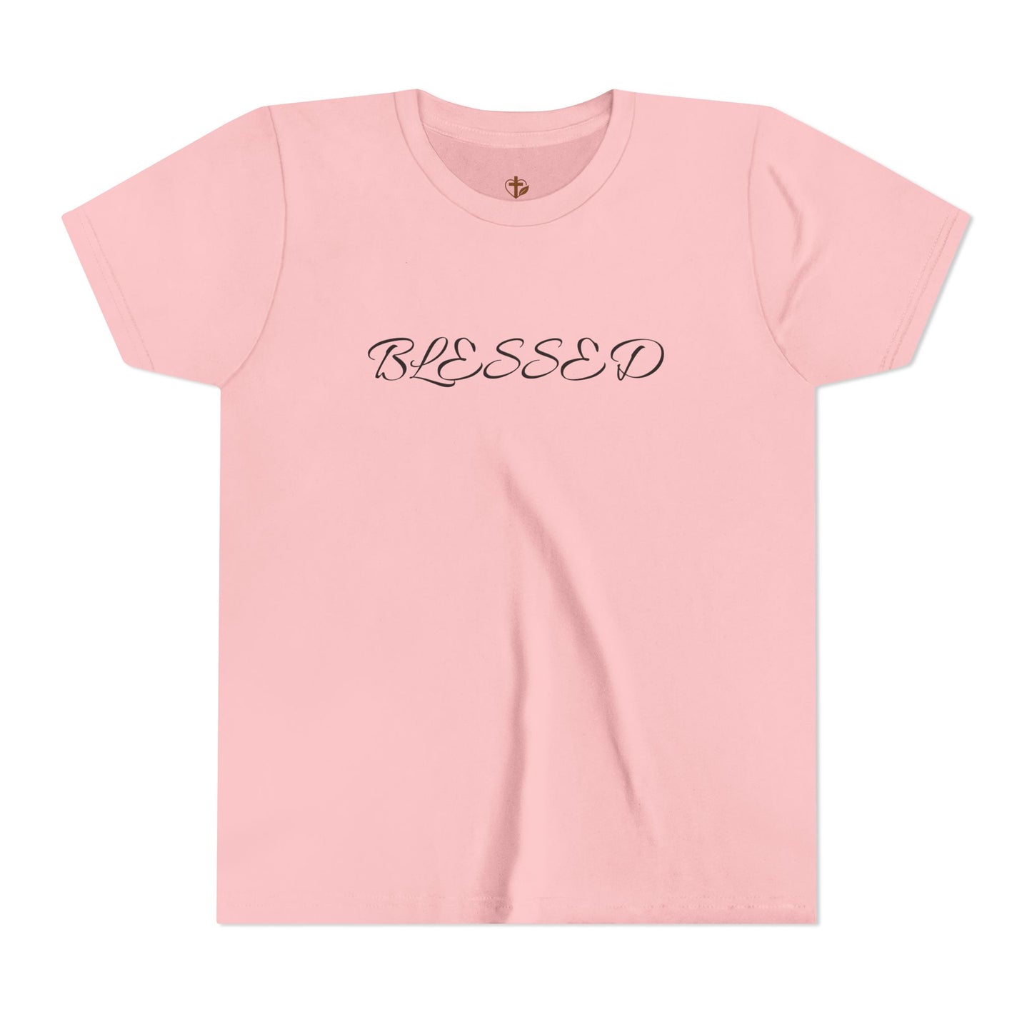Blessed Youth T-Shirt, Inspirational Tee for Kids, Casual Wear for Youth, Christian Apparel