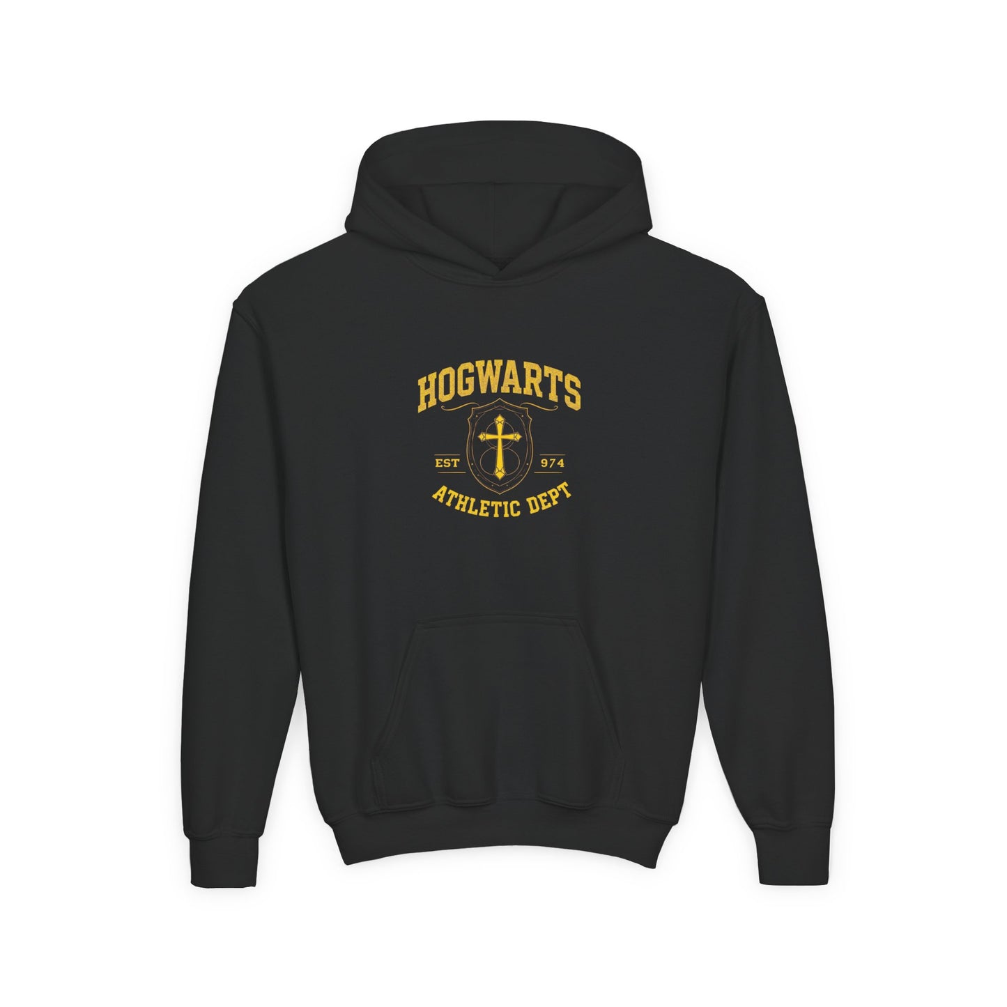 Hogwarts Youth Hooded Sweatshirt - Cozy Wizarding Apparel with a Christian Twist