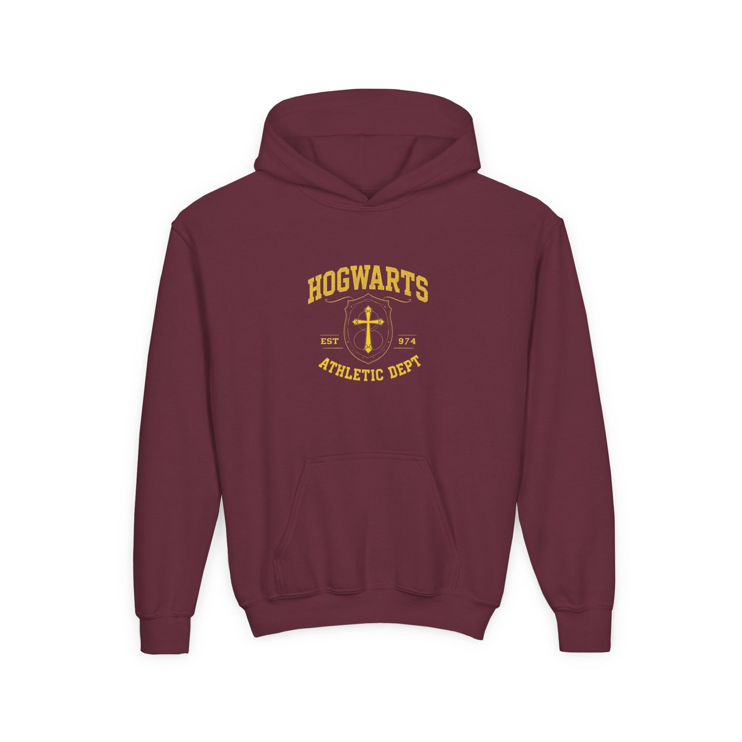 Hogwarts Youth Hooded Sweatshirt - Cozy Wizarding Apparel with a Christian Twist